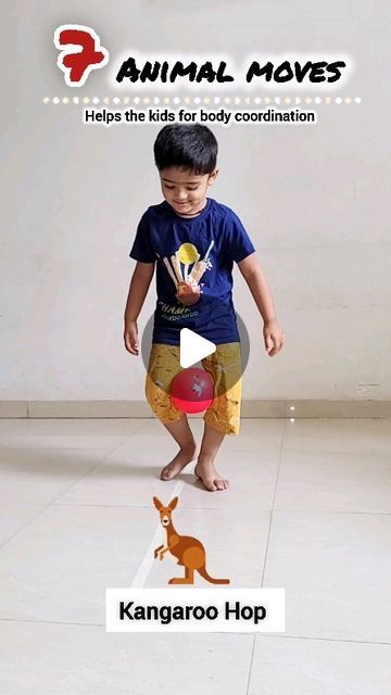 motherof2dragonsss on Instagram: "7 Animal moves for toddlers 

Age group-3+ 

Benefits 

👉Improve mobility: Animal moves can increase flexibility and range of motion. For example, squatting or crawling can improve hip and lower body mobility.

👉Build core strength: Animal moves can improve core strength, flexibility, and mobility.

👉Improve coordination and balance: Animal moves can improve coordination and balance.

👉Improve cardio conditioning: Animal moves can improve cardio conditioning.

👉Improve focus and attention: Animal moves can improve focus and attention.

👉Enhance gross motor skills: Children can enhance their gross motor skills by imitating the movements of various animals.

Do tag us if you plan to do this activity with your kid @motherof2dragonsss

Follow me for more Lower Body Mobility, Improve Core Strength, Coordination Exercises, Animal Activities For Kids, Flexibility And Mobility, Animal Movement, Kindergarten Classroom Decor, Improve Mobility, Easy Toddler Activities