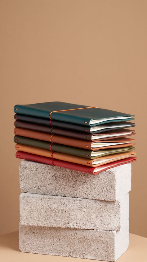 Paper Republic create beautiful, personalised leather notebooks using the highest quality vegetable-tanned Italian leather and acid free paper. Personalized Leather Notebook, Personalised Leather Journals, Small Notepad, Xl Art, Leather Journal Notebook, Scrapbook Book, Writing Notebook, Snow Flake, Pocket Notebook