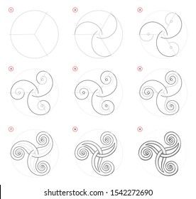 Celtic Zentangle Patterns, Celtic Knots Drawings, Celtic Drawings Art, Celtic Doodles, How To Draw Celtic Symbols, How To Draw Celtic Knots, Drawing Celtic Knots, How To Draw Celtic Knots Step By Step, How To Draw Viking Knotwork