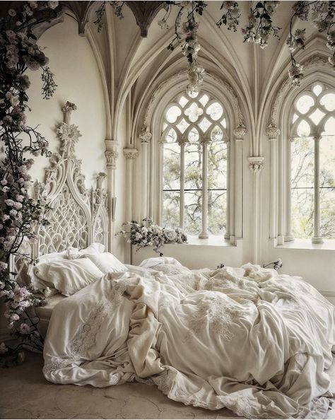 Castlecore Bedroom, Skz Paboracha, Dream Cottage Interior, Romantic Goth Bedroom, Goth Interior Design, Goth Interior, Victorian Flat, Gothic Decor Bedroom, Royal Room