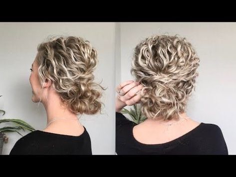 Curly Hair Updo Wedding, Naturally Curly Hair Updo, Curly Hair Up, Long Natural Curly Hair, Short Natural Curly Hair, Natural Curly Hair Cuts, Curly Hair Braids, Curly Hair Updo, Colored Curly Hair