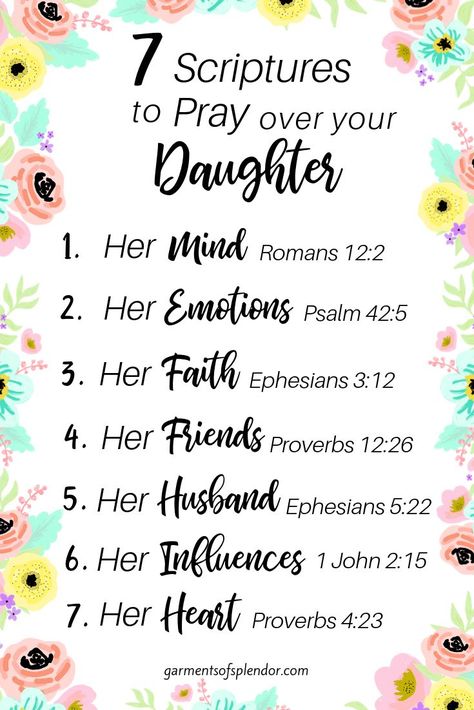 Prayer For Daughter, Scriptures To Pray, Prayers For My Daughter, Prayer Strategies, Woord Van God, Prayer For My Children, Ayat Alkitab, Good Prayers, Prayer Verses