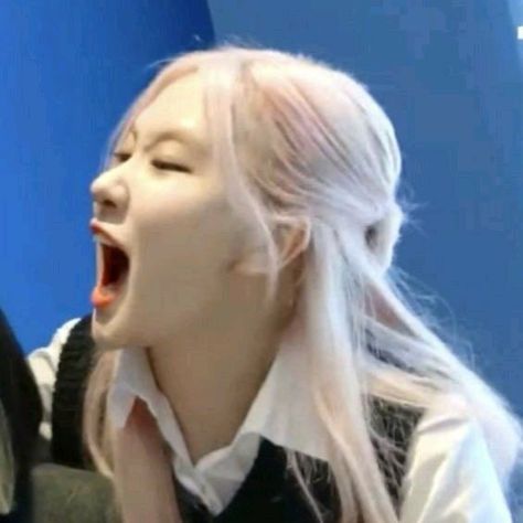 Rosé Funny Face, Rosé Meme, Rosé Girlfriend Material, Memes Blackpink, Rose And Rosie, Blackpink Memes, Rose Park, Blackpink Funny, Rose Icon