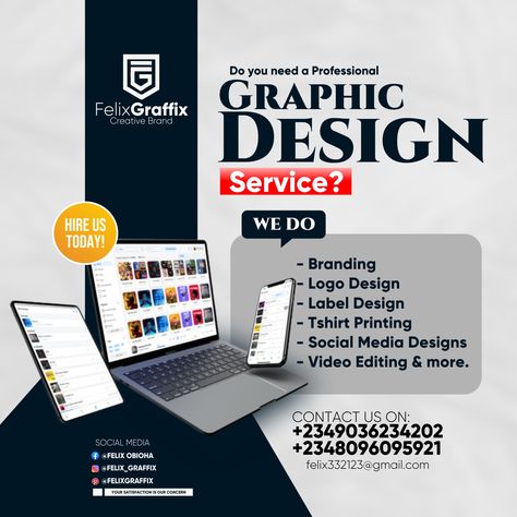 DESIGNER AD Poster Design App, Graphic Design Background Texture, Facebook Banner Design, Graphical Poster, Services Poster, Fundraising Letter, Graphic Design Portfolio Examples, Brochure Design Layouts, The Conduit