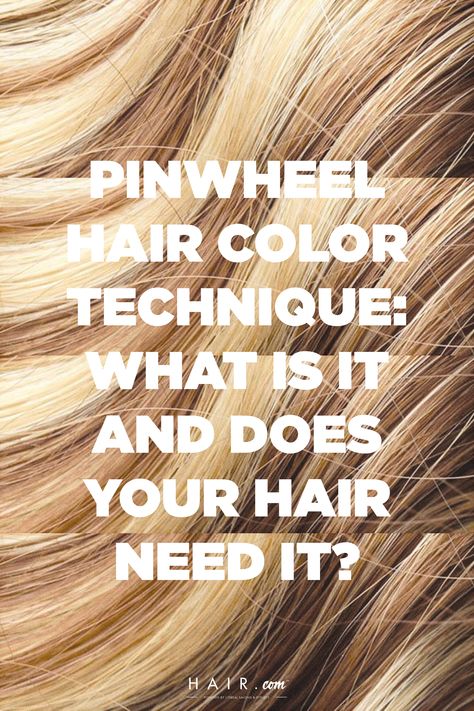 Pinwheel Highlights Technique, Pinwheel Highlights Diy, Diy Pinwheel Hair Color Technique, Pin Wheel Hair Color Technique, Pinwheel Hair Color Technique How To Do, Pinwheel Highlights, Pinwheel Hair Color Ideas, Block Color Hair Placement, Hair Color Placement Ideas