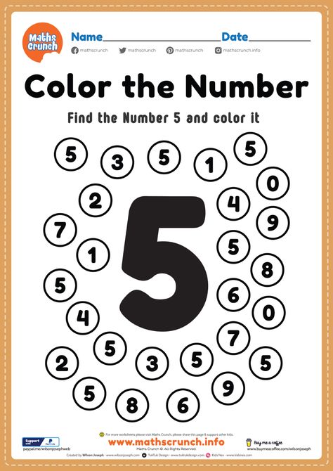 Worksheets For Playgroup, Pre K Math Worksheets, Worksheet Number, Math Sheets, Preschool Math Worksheets, Free Preschool Worksheets, Teaching Numbers, Basic Math Skills, Kindergarten Math Activities