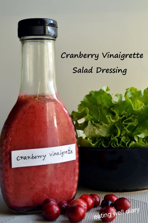 Cranberry Vinaigrette Dressings, Cranberry Salad Dressing, Healthy Dressing Recipes, Raspberry Vinaigrette Dressing, Cranberry Recipe, Cranberry Vinaigrette, Healthy Dressing, Homemade Spice Mix, Salad Dressing Recipe