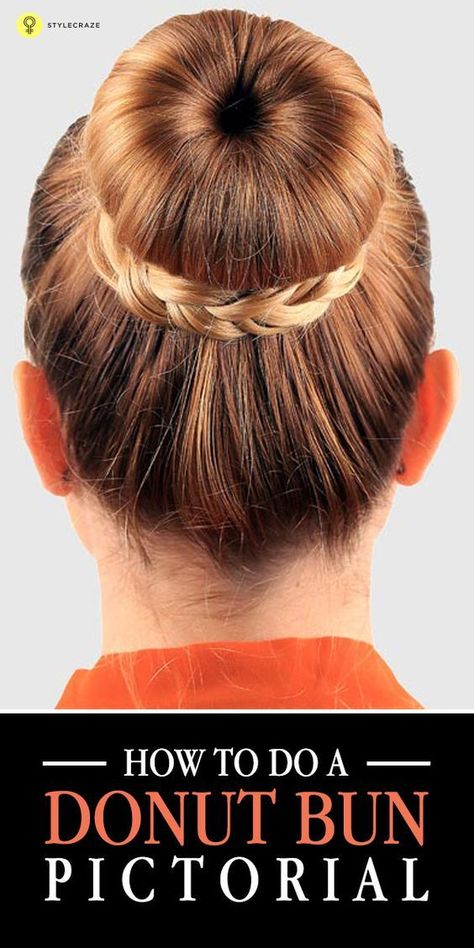 How To Do A Donut Bun – Pictorial: It is sure to add instant glam to your ensemble, no matter the occasion. #bun #donutbun #hairstyle #hairtutorial #hair Dancers Bun, Gymnastics Meet Hair, Doughnut Bun, Donut Bun Hairstyles, Ballet Hairstyles, High Bun Hairstyles, Donut Bun, Hair Donut, Ballet Bun