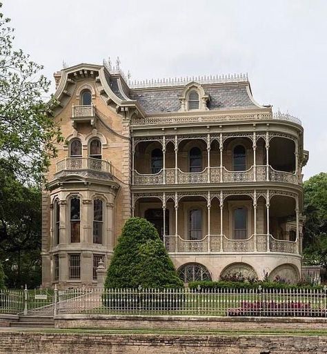 Beautiful Victorian era house USA. #dreamhome #dreamhouse … | Flickr Old Victorian Homes, Victorian Style Homes, Old Mansions, Victorian Mansions, Downtown Austin, Abandoned Mansions, Victorian Architecture, Mansions Homes, Abandoned Houses