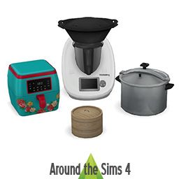 Around The Sims 4, The Sims 4 Custom Content, Sims 4 Kitchen, Tea Brewer, Juicing With A Blender, Food Stamps, Functional Food, Boba Tea, Food Drinks