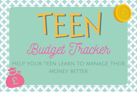 This Teen Budget Tracker is exactly what you need to help your teen learn to manage their money better ready for when they leave home and are on their own! Budget List, Budget Challenge, Money Lessons, Frugal Family, Budget Book, Pocket Money, The Diary, Budget Tracker, Homeschool Organization