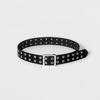 Men’s & Women’s Belts : Target Edgy Classic Style, Grommet Belt, Double Buckle Belt, Silver Belt Buckle, Silver Belt, Western Belt, Silver Belts, Studded Belt, Faux Leather Belts