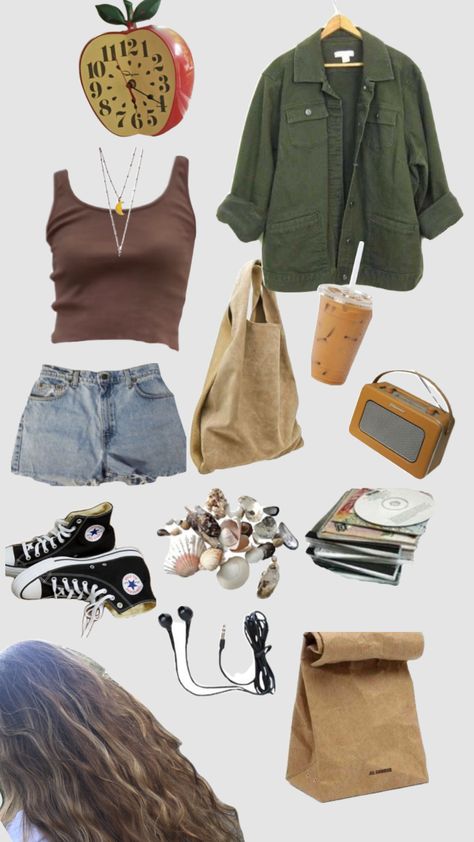 Summer Outfits Adventure, Sufer Girl Aesthetic Outfits, Summer Outfits Granola Girl, Coastal Granola Outfits, Abbycore Outfits, Granola Girl School Outfit, Vintage Beach Aesthetic Outfits, Summer Granola Girl Fits, Lana Del Rey Summer Outfits