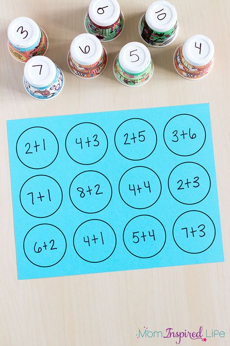 Addition Activity, Math Card Games, Math Center Games, Cool Math, Subtraction Activities, Math Manipulatives, Kindergarten Math Activities, Fun Math Games, Aktivitas Montessori