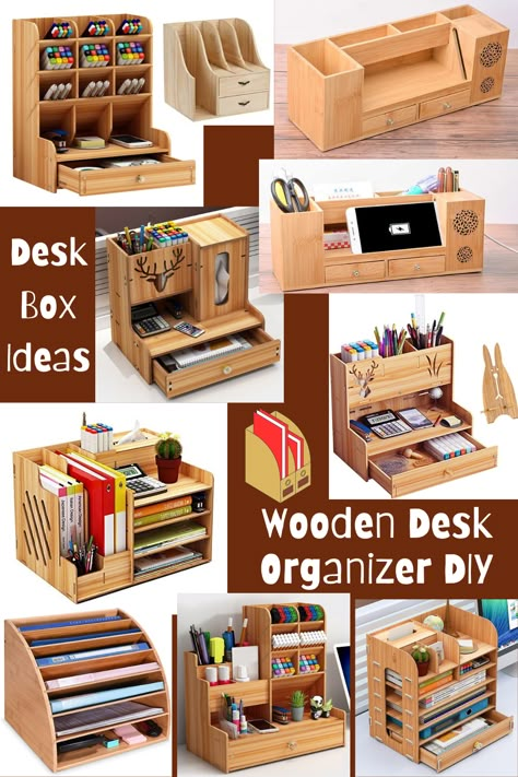 Wooden Desk Organizer DIY, Wooden Box For Desk, wooden box desk organizer, wooden box desk diy, wooden desk organizer
 office, wooden desk organizer diy projects, wooden desk organizer organization ideas, wooden desk organizer with phone holder, wooden desk organizer aesthetic, wooden desk organizer rustic, wooden desk organizer plans, wooden desk organizer personalized, wooden desk organizer with drawers, wooden desk organizer drawers Wooden Organizer Diy Storage, Wooden Pencil Box Diy, Diy Desk Storage Ideas, Diy Wooden Pencil Holder, Wooden Desk Organizer Diy, Wood Organizer Diy, Desk Organiser Ideas, Desk Tidy Diy, Diy Desk Organization Ideas