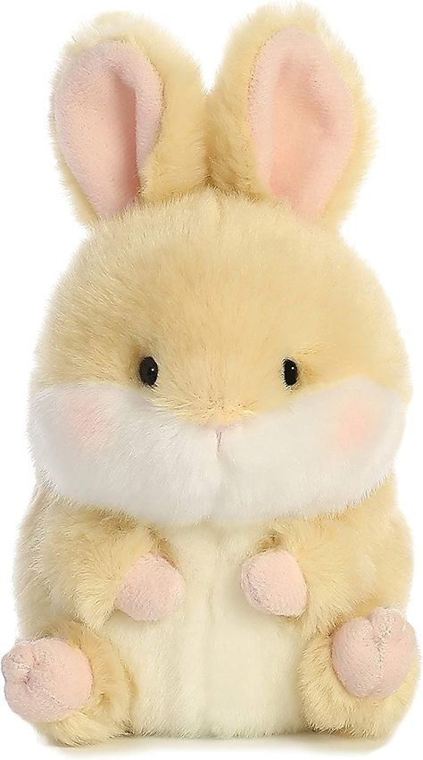 This bunny extremely cute, tiny, cuddly, and rolls. With an adorable tiny face and cute little bunny ears, you'll want to keep this little guy as close as possible. Cute Plushies, Teddy Bear Stuffed Animal, Kawaii Plushies, Bunny Toys, Bunny Plush, Cute Stuffed Animals, Cute Toys, Cute Plush, Front View