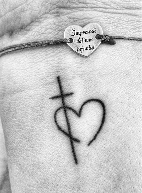 Heart Tattoos For Women On Wrist, I Cross My Heart Tattoo, Cross And Heart Tattoos For Women, Cross And Infinity Tattoo, Heart And Cross Design, Cross Henna Tattoo, Cross Tattoos For Women Neck, Cross Tattoos For Women On Hand, Cross Henna Designs