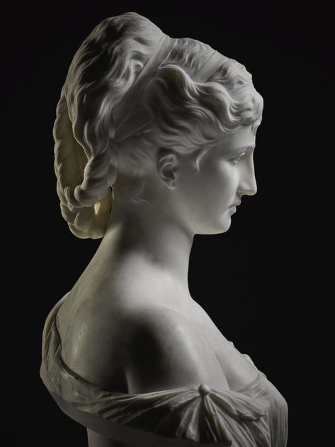 PROSPER D' EPINAY | GRECIAN BUST | 19th and 20th Century Sculpture | Sculpture | Sotheby's Historical Sculptures, Antonio Canova, Classic Sculpture, Cupid And Psyche, Antique Sculpture, Bust Sculpture, Anatomy Poses, English Artists, Marble Statues