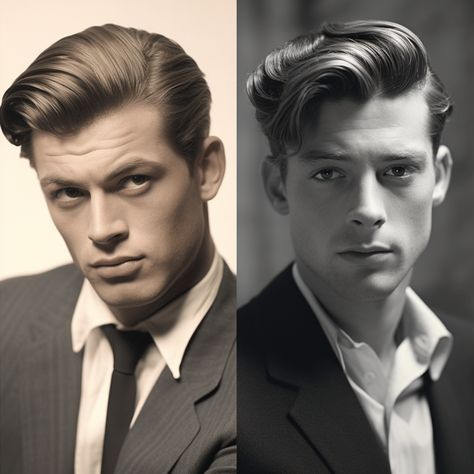 40s Hairstyles Men, Old School Haircuts For Men, Oldies Hairstyles, 60s Male Hairstyles, 70s Male Hair, 1960s Mens Hair, Mens Hair Through The Decades, 1960s Male Hairstyles, Mod Men’s Hair