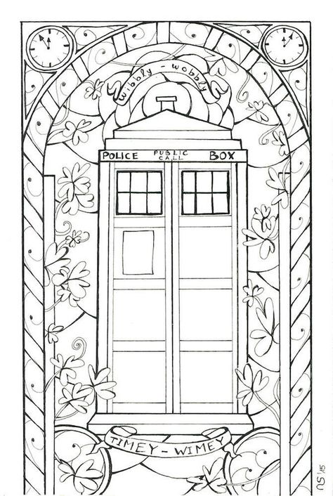 Doctor Who Embroidery, Doctor Who Craft, Tardis Art, Doctor Who Party, Doctor Who Crafts, Doctor Who Art, Colouring Printables, Timey Wimey Stuff, Geek Out