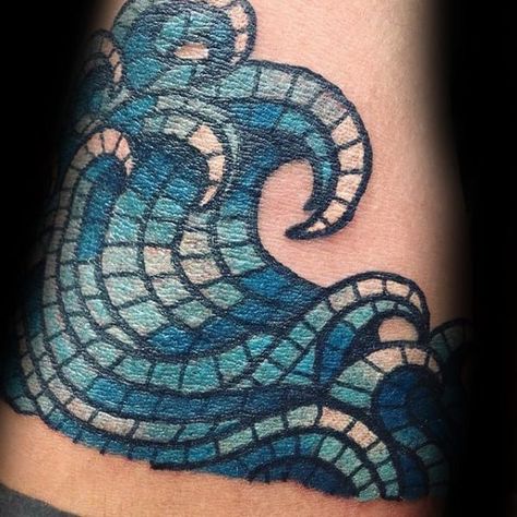 Mosaic Tattoo, Tatoo Styles, Gold Tattoo, Classic Leather Jacket, Tattoo Designs For Men, Ink Ideas, Tattoo Designs Men, Top 50, All Tattoos