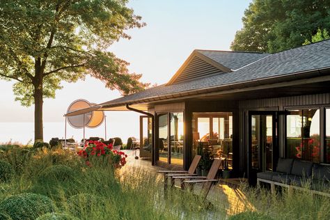 Lake Escapes: Your Happy Place Awaits Midwest Getaways, Michigan Lake House, Saugatuck Michigan, Beachfront Cottage, Lakeside View, Michigan Vacations, Lake Shore Drive, Lake Shore, Michigan Travel