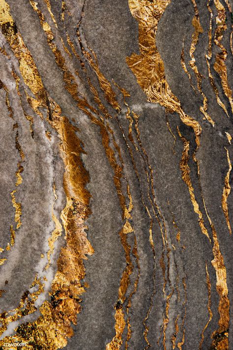 Gray marble rock with gold textured mobile phone wallpaper, 4k iphone wallpaper | premium image by rawpixel.com / Techi Wallpaper Iphone Gold, Gold Wallpaper Aesthetic, Wall Wallpaper Texture, Rocks Background, Wallpapers Gold, Rocks Wallpaper, Gold Wallpapers, Gold Marble Texture, Gold Images