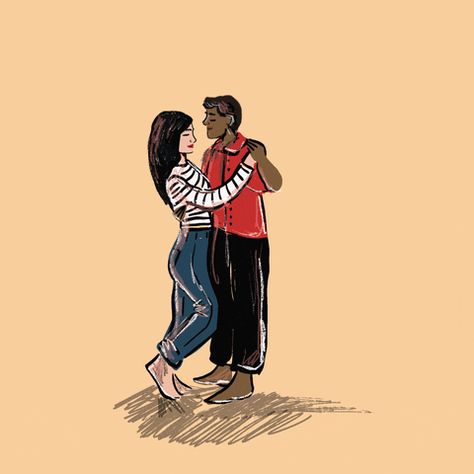 Giphy Love, Friday Dance, Cartoons Dancing, Custom Portrait Illustration, Dancing Couple, Playlist Ideas, Couple Cute, Rough Draft, Dancing Gif