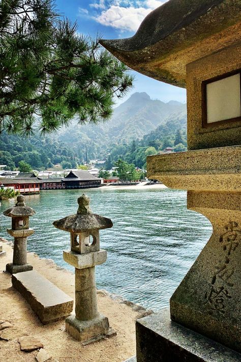 Miyajima Island near Hiroshima is one of Japan's top places to visit. In ancient times, it was called the Island of the Gods and commoners were not allowed to set foot on Miyajima. Now we can and I'll show what there is to see when visiting Miyajima #Japan #Miyajima Japanese Resort, Miyajima Island, Torii Gate, Kyoto Travel, Sacred Mountain, Tourist Sites, Public Transportation, Visit Japan, National Treasure