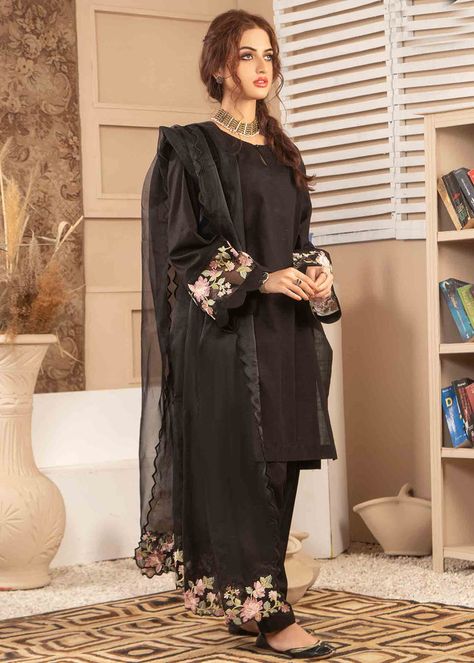 Tehzeeb – LAAM Blue Silk Formal Dress, Formal Dress Floral, Black Pakistani Dress, Peach Dupatta, Silk Formal Dress, Latest Dress Design, Desi Fashion Casual, Indian Salwar Kameez, Pakistani Dresses Casual