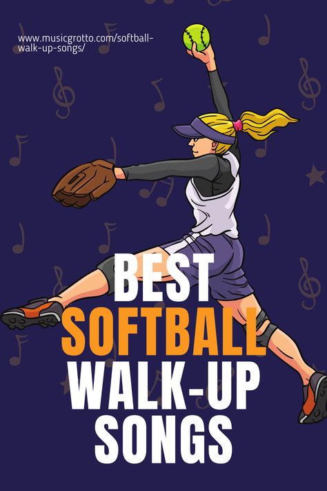 Walk Out Songs For Softball, Softball Music Playlist, Walk Out Songs Softball, Best Softball Walk Up Songs, Funny Walk Up Songs Softball, Best Pump Up Songs, Softball Journal Ideas, Softball Walk Up Songs List, Softball Walkout Songs