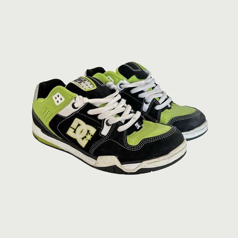 DC Decible Skate Shoes ✧ In black, white, lime green... - Depop Green And Silver, Skate Shoes, Black Sneaker, Lime Green, Silver Color, Black White, Sneakers, Green, How To Wear