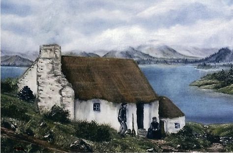 Ireland Aesthetic Irish Cottage, Irish Cottage Decor, Irish Cottage Interiors, Houses In Ireland, Ireland Aesthetic, Ireland Cottage, Cottages By The Sea, Irish Cottage, Irish Landscape