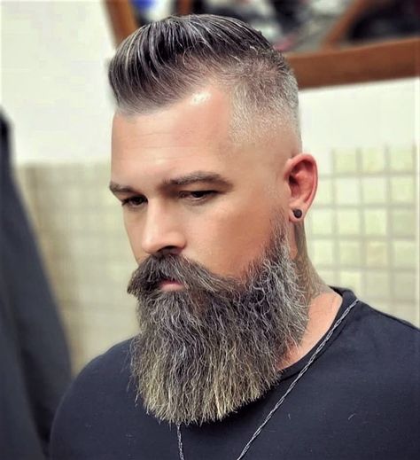 Beard Styles Shape, Viking Beard Styles, Beard Ideas, Badass Beard, Beard Images, Beard And Mustache Styles, Long Beard Styles, High Fade Haircut, Mens Hairstyles With Beard