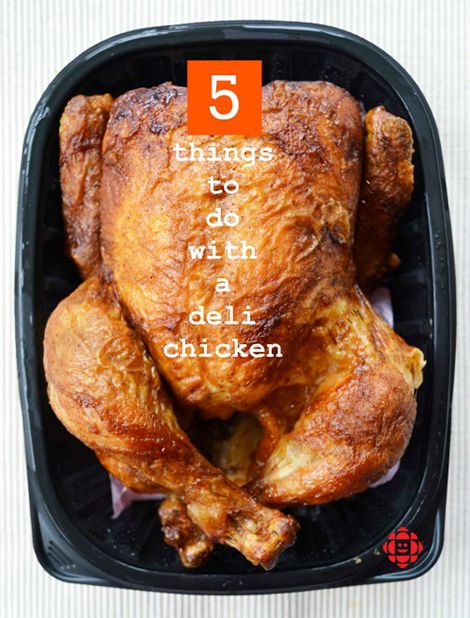 Bring home a pre-roasted chicken from the store and transform it into one of these five simple, delicious dinners! Deli Chicken Recipes, Roasted Chicken Recipes, Rotisserie Recipes, Chicken Rotisserie, Chicken Ideas, Bistro Food, Roasted Chicken Breast, Quick Dinners, Turkey Dishes