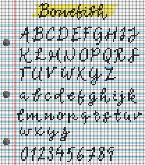 Perler Bead Letter Keychain, Cursive Pixel Letters, Cross Stitch Font Patterns, Knitting Letters Pattern Alphabet Charts, Letters Alpha Pattern, Alpha Patterns Letters, Alpha Pattern Alphabet, Pixel Letters Alphabet, Pixel Art Font