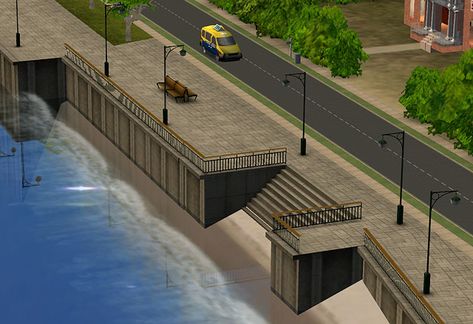 Sims 2 Neighborhood Decor, Sims 2 Hood Deco, Ts2 Neighborhood, Sims 2 Neighborhood, Ts2 Cc, Terrain Map, Los Sims, Urban Looks, Sims Resource