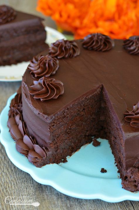 Chocolate Tower, Blackout Cake, Homemade Cake Recipes Chocolate, Ultimate Chocolate Cake, Tower Cake, Chocolate Cake Recipe Moist, Amazing Chocolate Cake Recipe, The Cheesecake Factory, Homemade Chocolate Cake