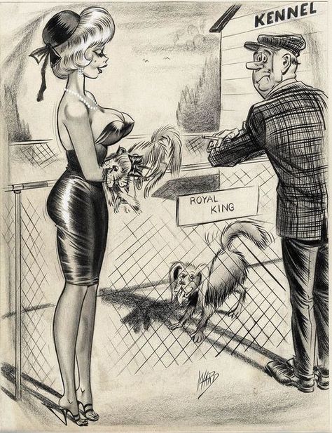 Bill Ward Art, Bill Ward, Pin Up Poses, Cartoon Girl Drawing, Commercial Art, Popular Books, Comic Book Artists, Good Girl, Pin Up Art