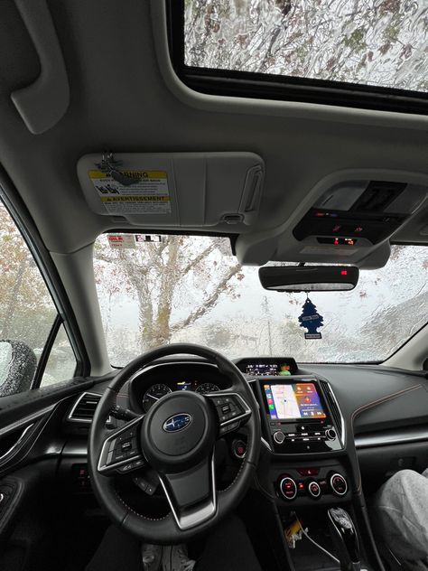 Subaru Interior Aesthetic, Subaru Crosstrek Aesthetic, Subaru Aesthetic, Car Keychain Ideas, Driving Aesthetic, Car Vibes, Car Aesthetics, Aesthetic Interior, Girly Car