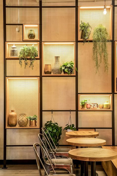 CRÈME Designs Mint Kitchen, an Israeli Fast Casual in West Village Mint Kitchen, Bar Restaurant Design, Open Kitchen Layouts, Architecture Restaurant, Casual Restaurant, Bakery Shop Design, Café Design, Fast Casual Restaurant, Coffee Shop Interior Design