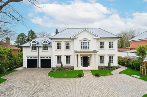 Celebrity House, Surrey House, Walton On Thames, House Colour, Uk House, Separating Rooms, Commercial Property For Sale, Luxury Homes Dream Houses, New Build