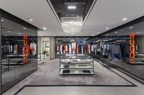 Hugo Boss Store, German Fashion, Hugo Boss, Modern Interior, China, Boutique, House Styles, Architecture