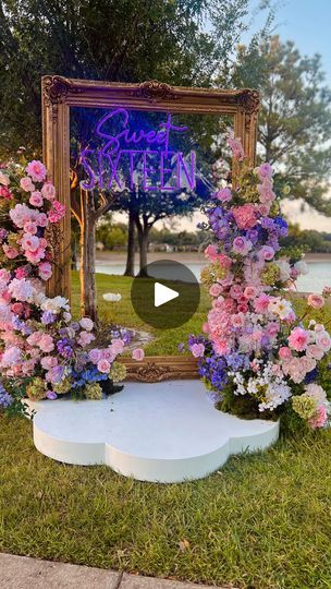 16th Birthday, Sweet Sixteen Dresses, Shimmer Wall, Balloon Arches, Sweet Sixteen Parties, 10k Views, Backdrop Design, Stage Decorations, Balloon Arch