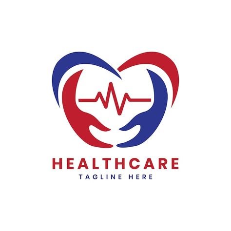 Vector healthcare logo for cardiology wi... | Premium Vector #Freepik #vector Heart Clinic Logo, Cardiology Logo Design, Medical Campaign, Campaign Logo Design, Healthcare Logo, Logo Samples, Small Icons, Campaign Logo, Health Careers