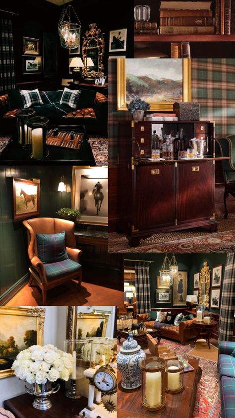 Dream Home Library, Moody Decor, Club Aesthetic, New York Apartment, Polo Club, Home Library, Ralph Lauren Home, Front Room, Ranch House