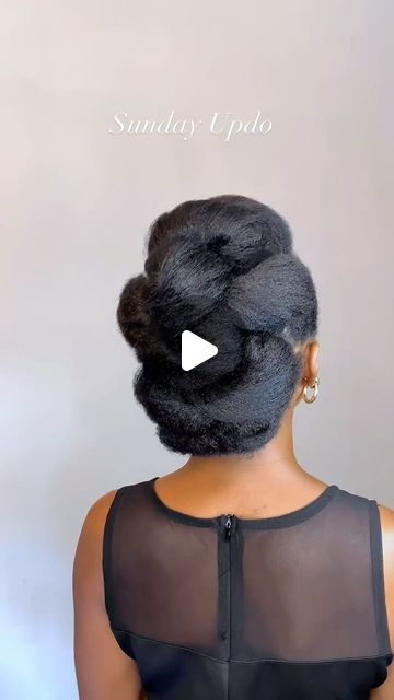 Lesley lee on Instagram: "As usual the Sunday updo is up!!!!  #naturalhairstyles #4chair#4chairstyles #4chairdaily #4chairgrowth #4cnaturalhair #naturalhaittutorial #reels#reelsinstagram #explorepage" Low Tension Updos, 4c Hairstyles Ponytail, Updo Hairstyles For Natural Hair, High Bun Black Women, Elegant 4c Hairstyles, Natural Hair Updo Short, Updo Hairstyles Natural Hair, Updo Natural Black Hairstyles, 4c Updo Hairstyles