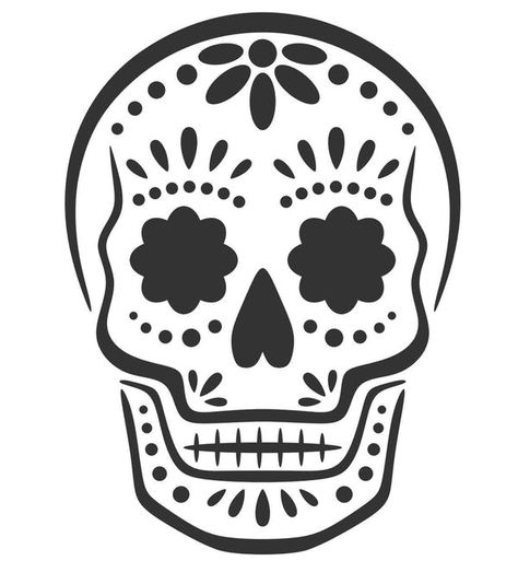 Ten of our favorite free Halloween pumpkin stencils that are both impressive and easy. Sugar Skull Pumpkin Stencil, Sugar Skull Pumpkin Carving, Sugar Skull Template, Halloween Division, Skull Pumpkin Carving, Skull Stencils, Sugar Skull Stencil, Sugar Skull Pumpkin, Skull Template