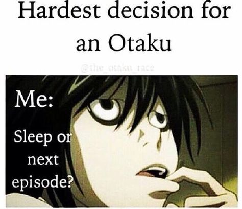 A hard decision but we all know what we're going to choose. Otaku Problems, Otaku Issues, Trening Sztuk Walki, Bts Anime, Memes Anime, Anime Jokes, Anime Memes Funny, Anime Meme, I Love Anime