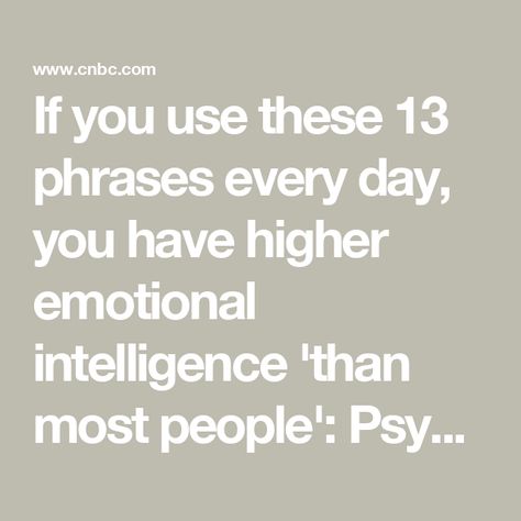 People Psychology, What Is Emotional Intelligence, Misused Words, High Emotional Intelligence, Compliment Someone, Tough Conversations, Student Journal, Understanding Emotions, Dealing With Difficult People